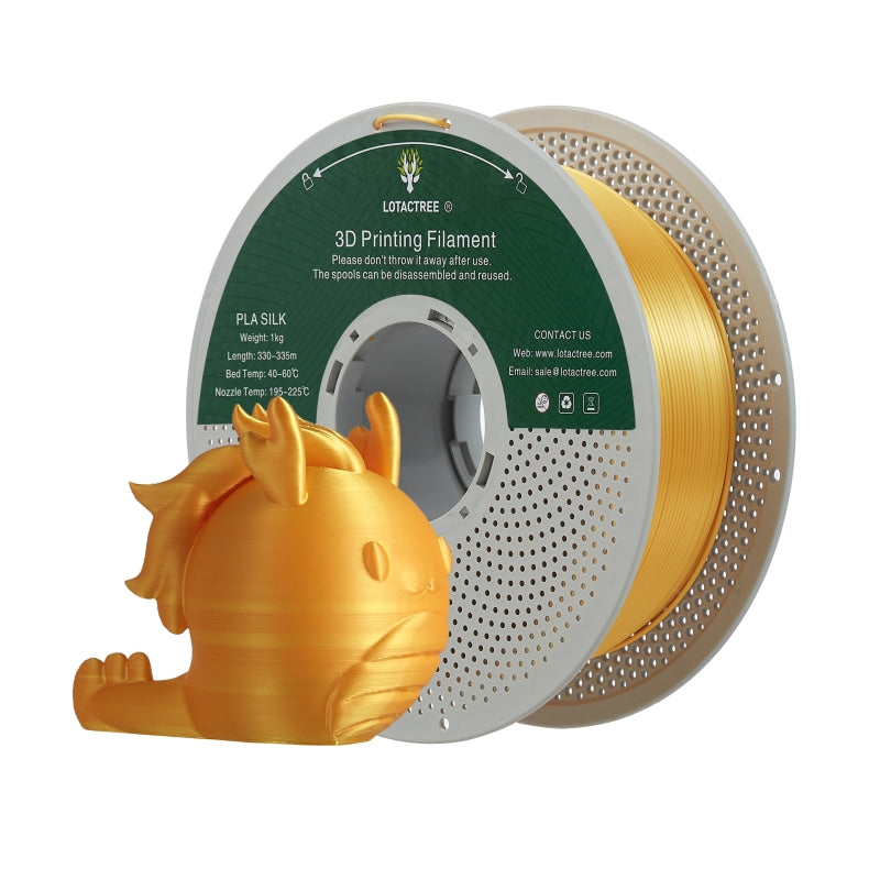 PLA Silk Lotactree 3D Gold