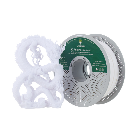 PLA-F 3D Filament White Lotactree