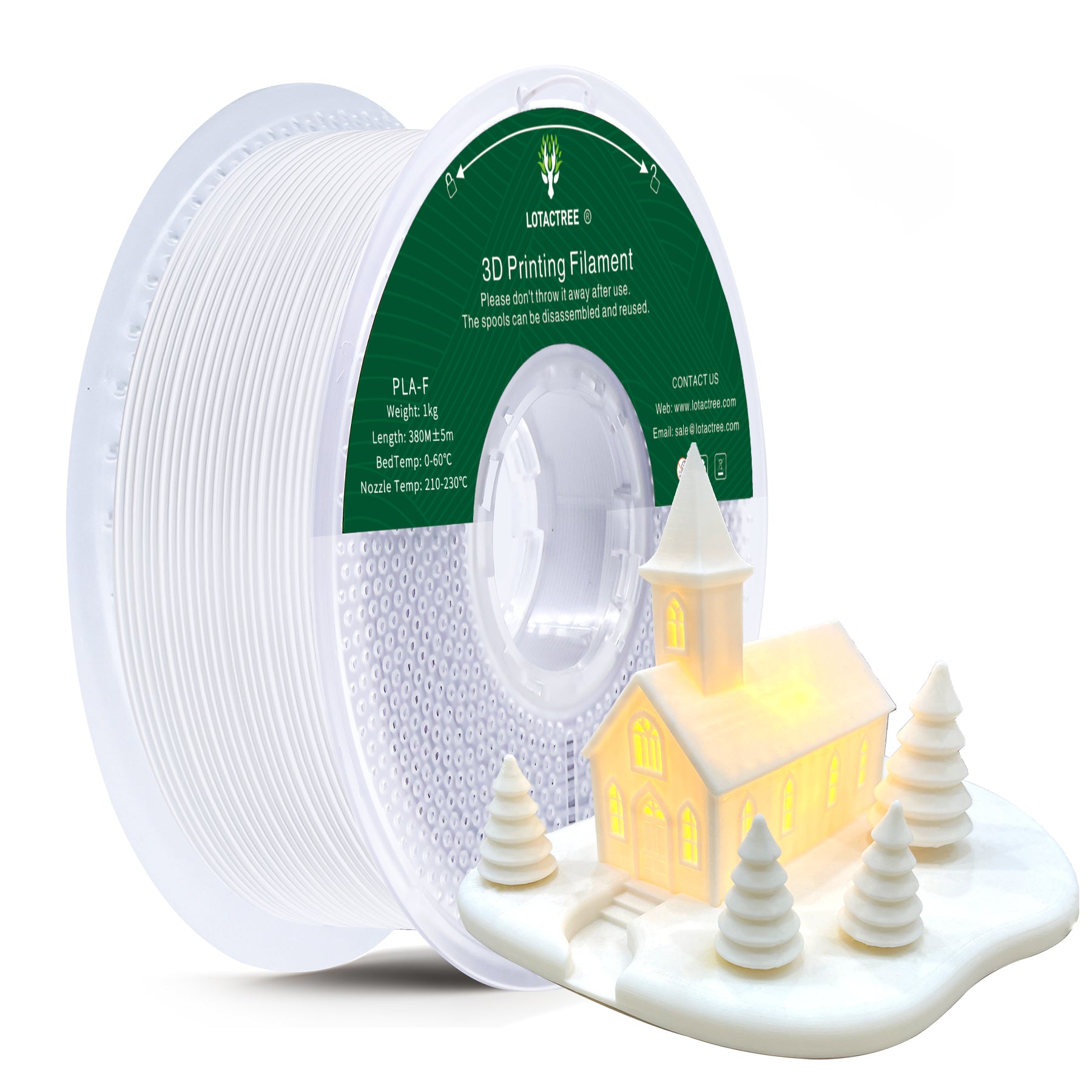 PLA Force 3D Filament Lotactree