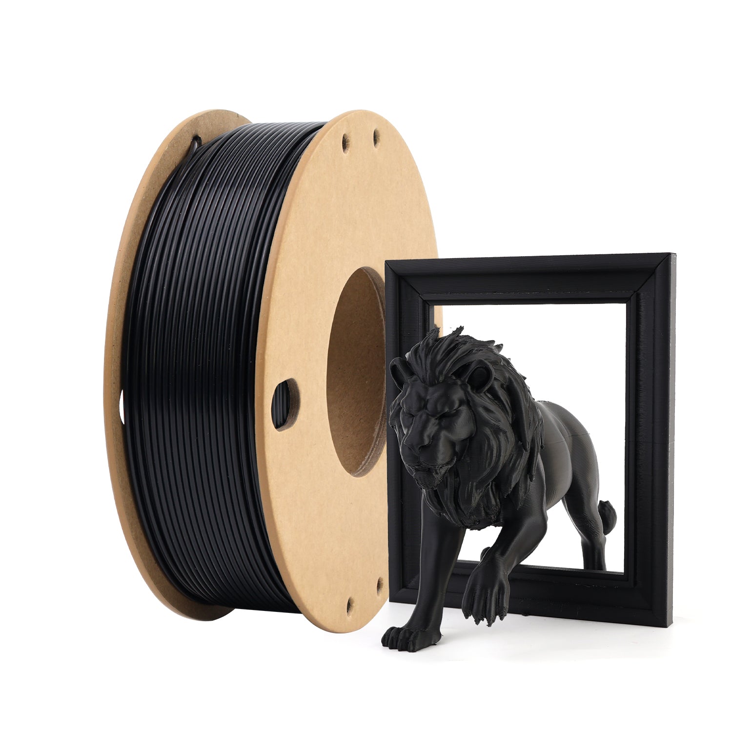 Black PLA Force Filament 1.75mm, Toughened PLA-F 3D Printer Filament