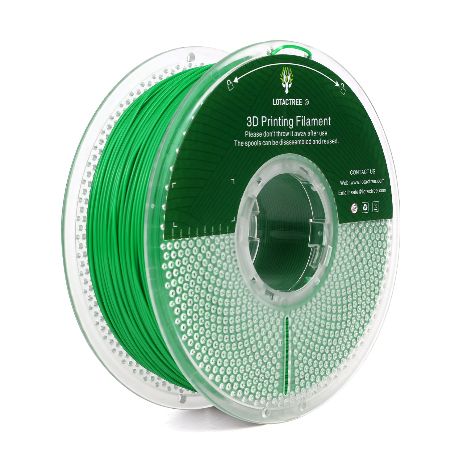 Green PLA Force Filament, 3D Printing Filament 1.75mm, Toughness PLA Filament 1KG(2.2LBS)