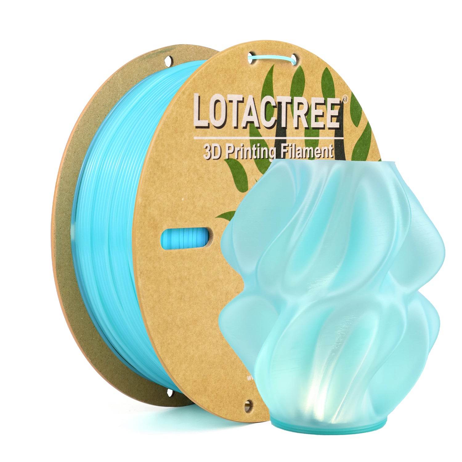 Green Translucent PLA Filament, 3D Printer Filament 1.75mm,1KG Spool (2.2 lbs)