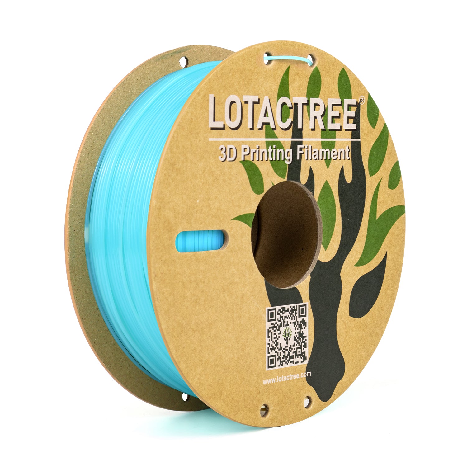 Green Translucent PLA Filament, 3D Printer Filament 1.75mm,1KG Spool (2.2 lbs)