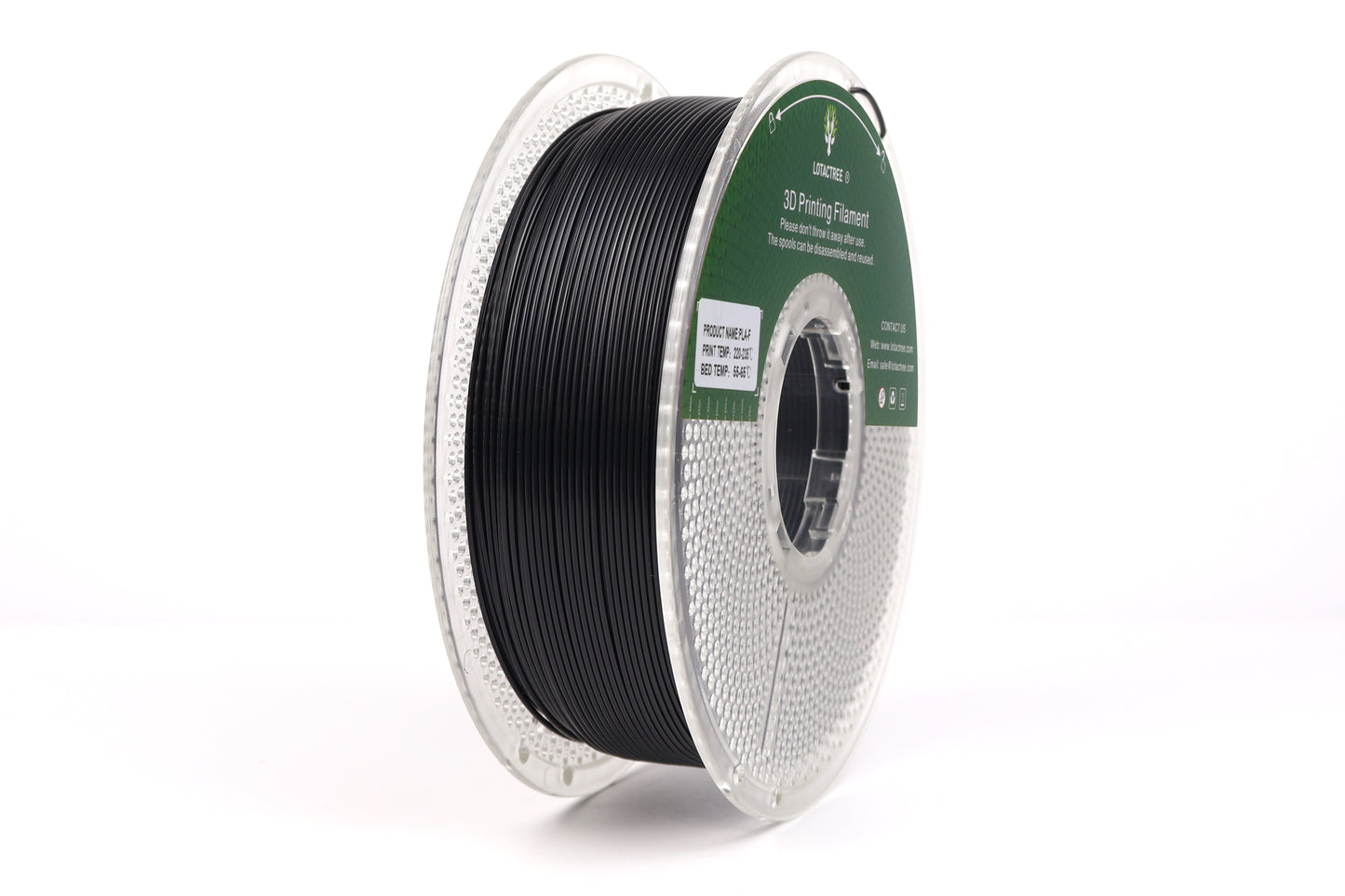 PLA-F 3D Filament Black Lotactree