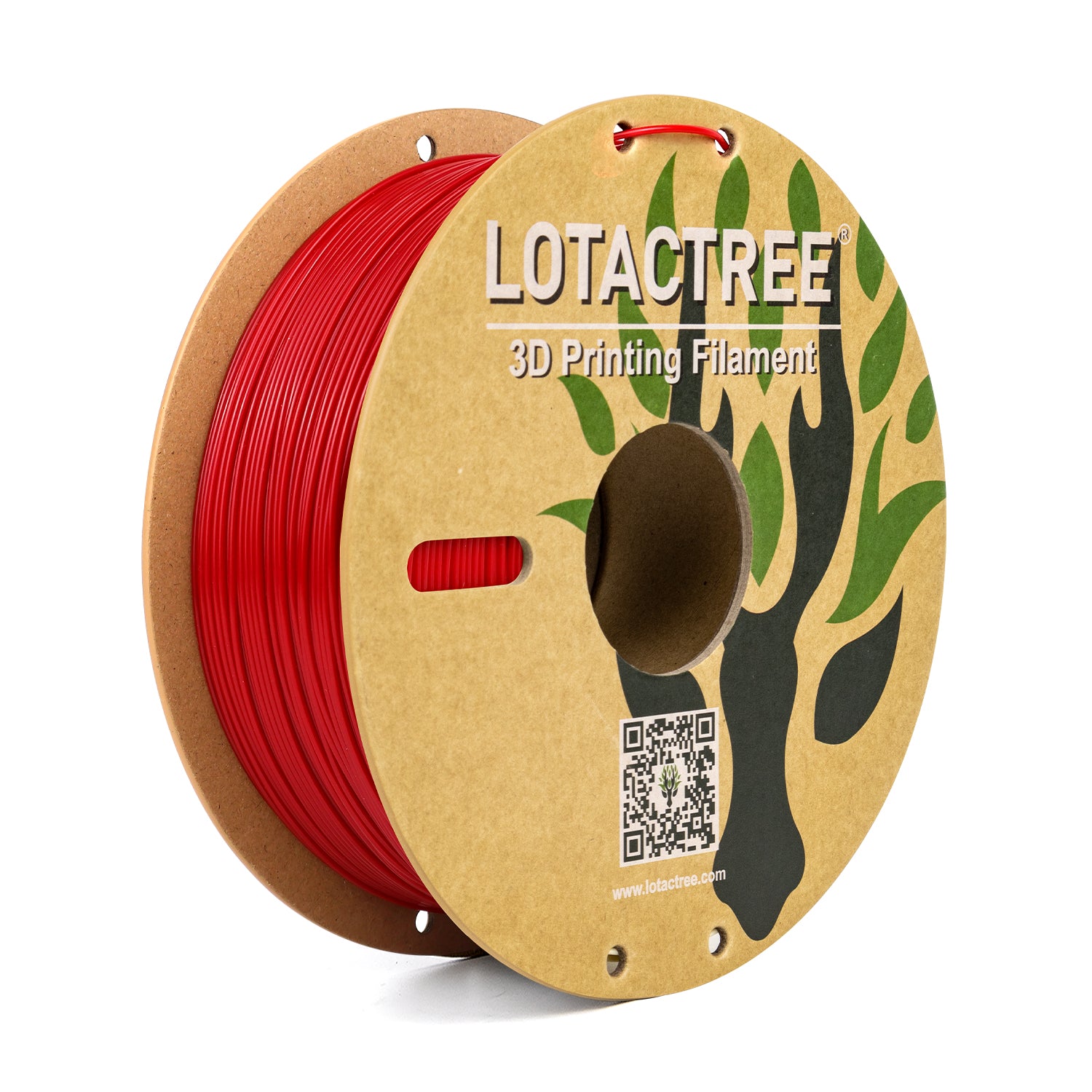 PLA Force Filament Dark Red 1.75mm, Toughened PLA 3D Printer Filament 1KG (2.2lbs)