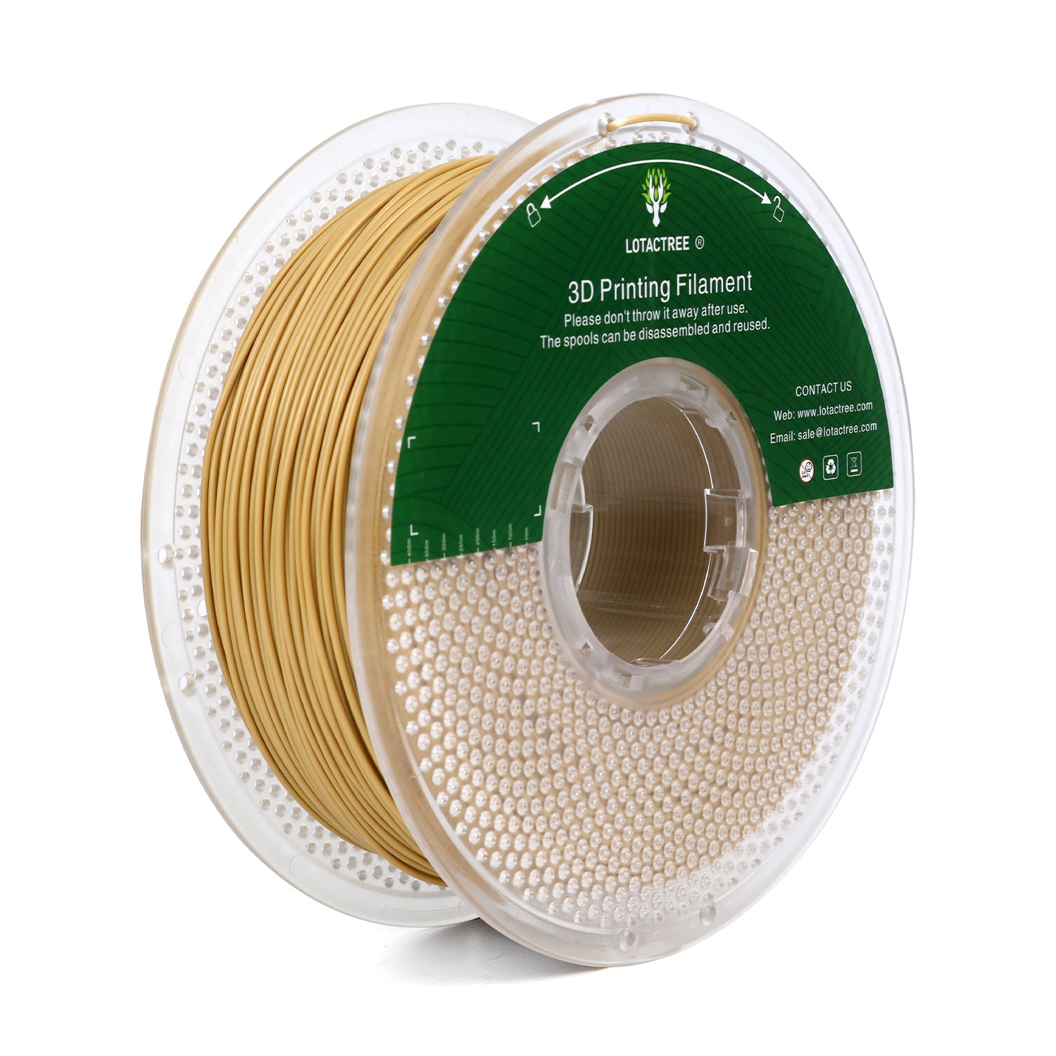 PLA Force Filament Wood, PLA 3D Printer Filament 1.75mm, Toughness PLA Filament 1KG(2.2LBS)