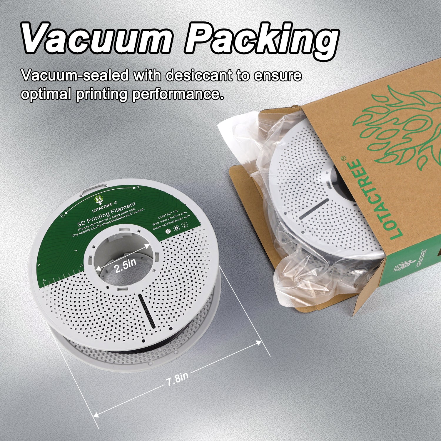 PLA Silk Silver Filament, Metallic Silver PLA Filament 1.75mm, Silky Silver Filament 1KG(2.2lbs)