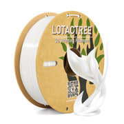 Pearl White PLA Silk Filament, Silk Pearl Filament Silky Surface, 1KG(2.2lbs), Silk White 3D Printer Filament 1.75mm