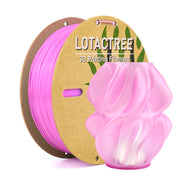 Pink Translucent PLA Filament, 3D Printer Filament 1.75mm, 1KG Spool (2.2 lbs)