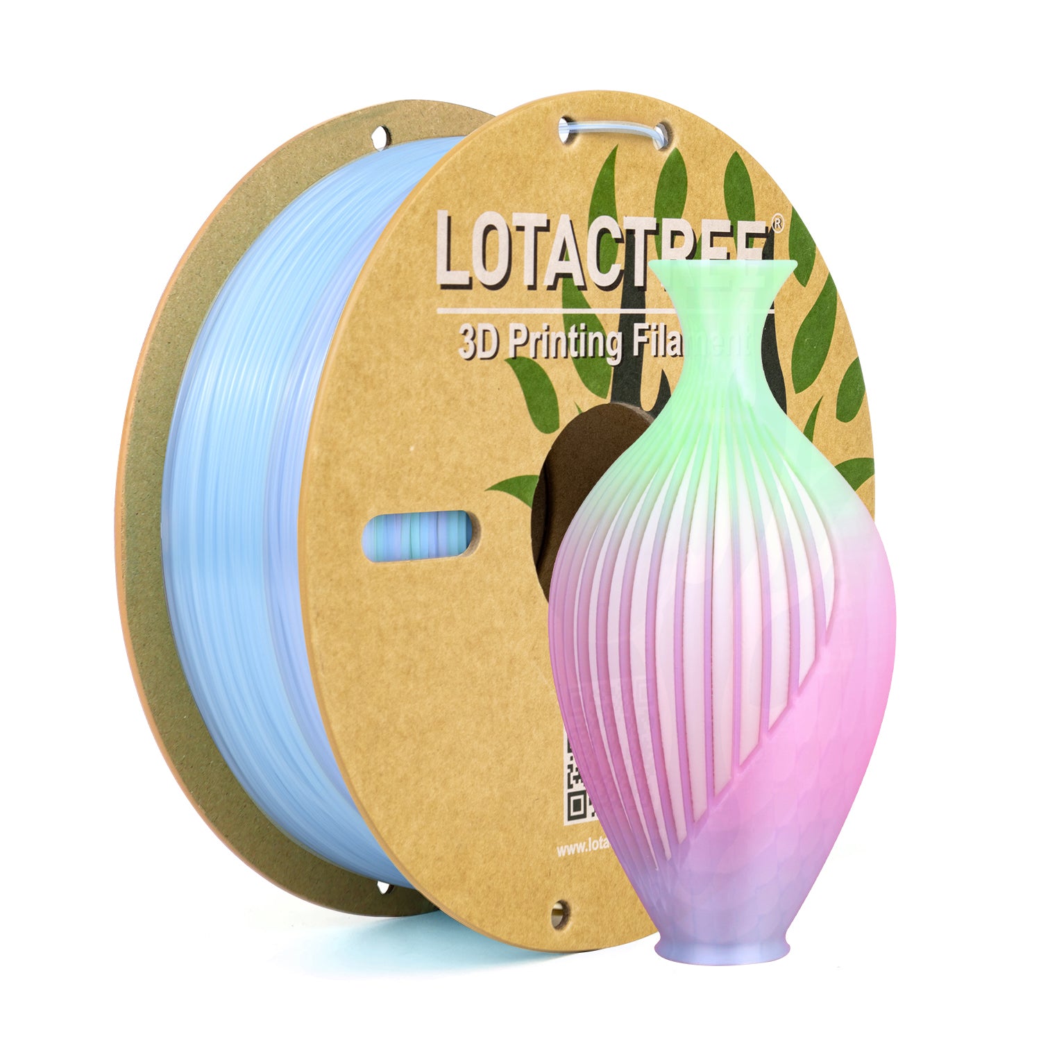 Translucent PLA 3D Printer Filament  Lotactree 1KG