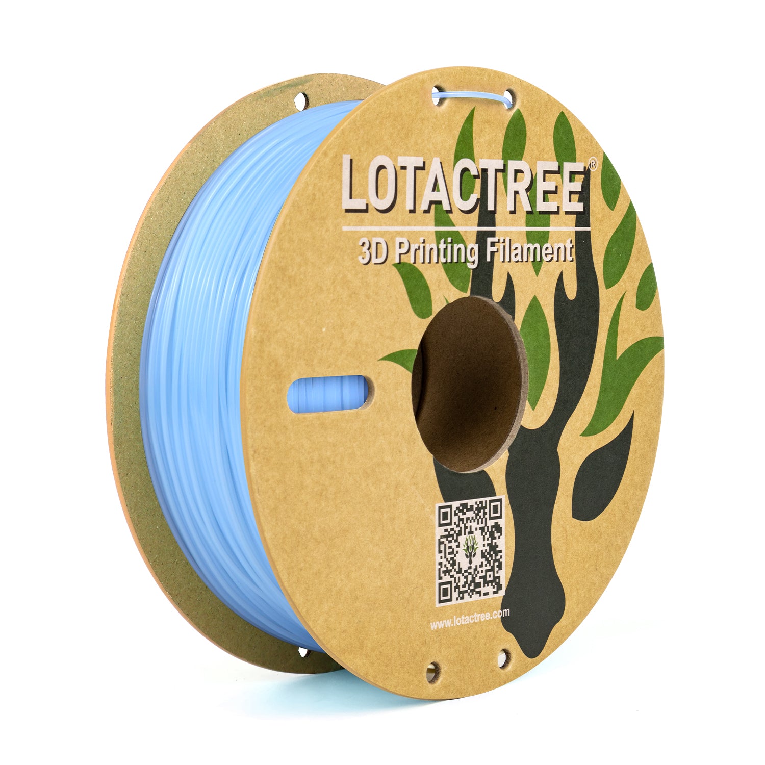 Translucent PLA Filament Blue, 3D Printer Filament 1.75mm, 1KG Spool (2.2 lbs)