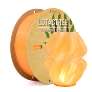 Translucent PLA Filament Orange, 3D Printer Filament 1.75mm, 1KG Spool (2.2 lbs)