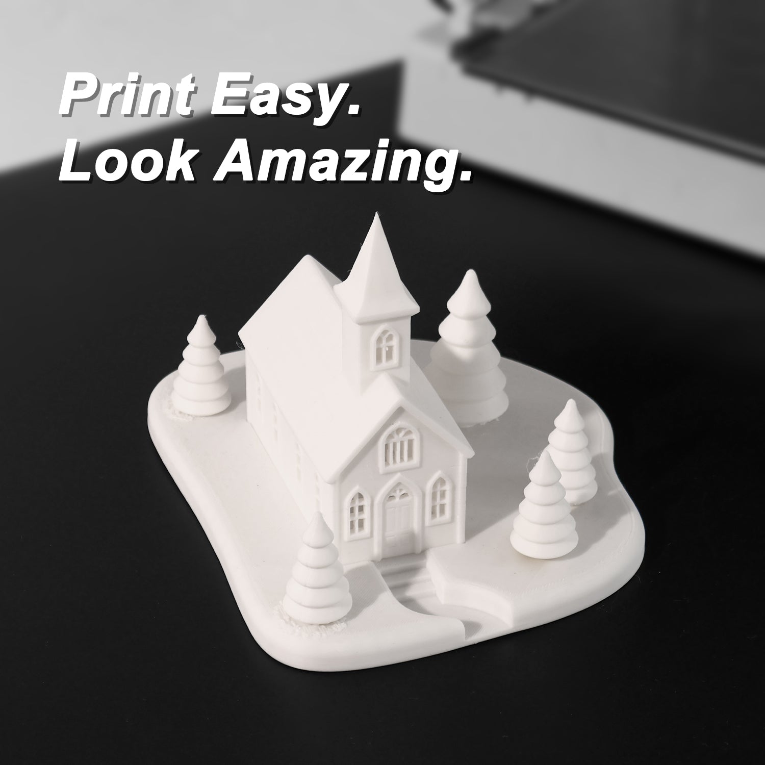 White PLA Force Filament, 3D Printer Filament 1.75mm, PLA Filament White Vacuum Package 1KG(2.2LBS)