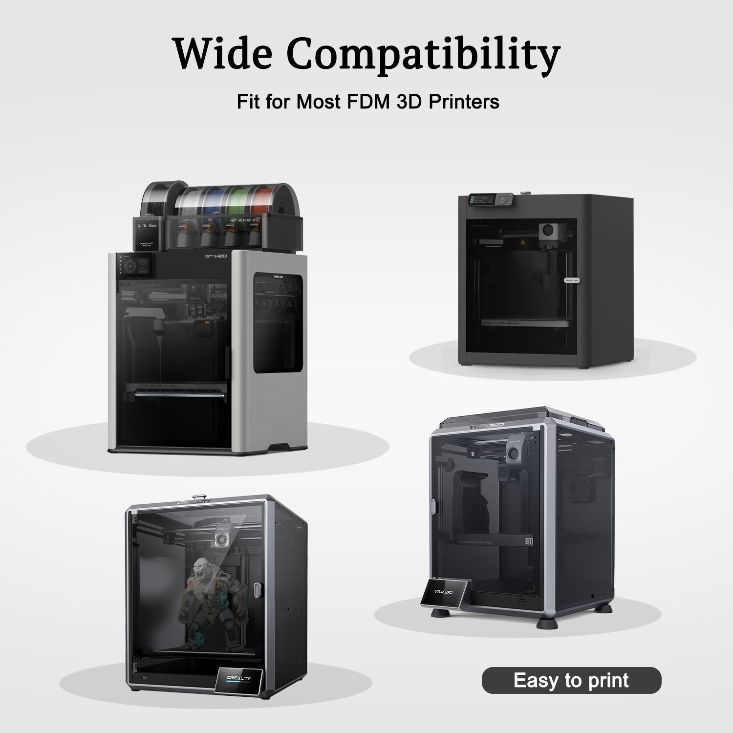 White TPU Filament 1.75mm, 95A Rubber-Like 3D Printer Filament, Flexible TPU Filament Accuracy +/-0.03mm
