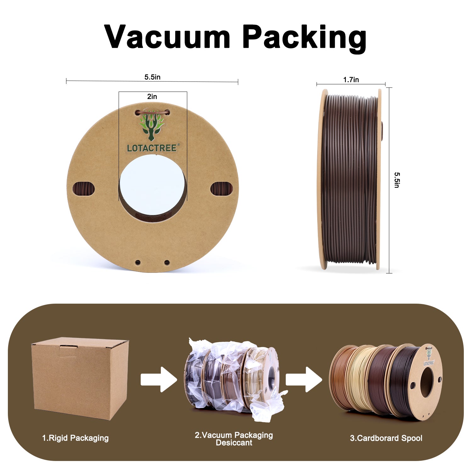 Wood_PLA_Force_3D_Filament_Lotactree_4Color_Set_250g_x_4